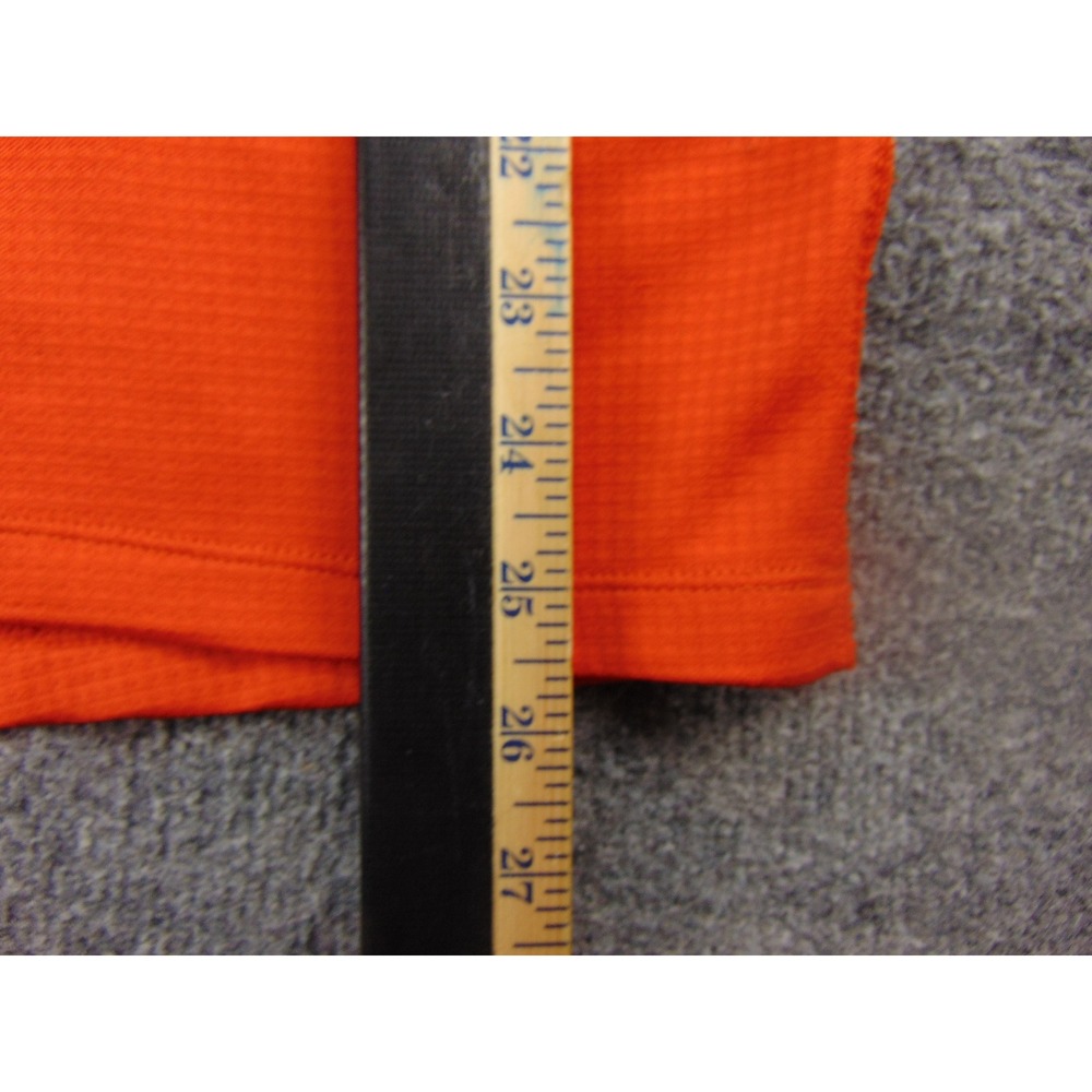 Clemson Tigers Pullover Mens Large 1/4 Zip Orange Textured Nike Gameday Gear - Picture 6 of 9